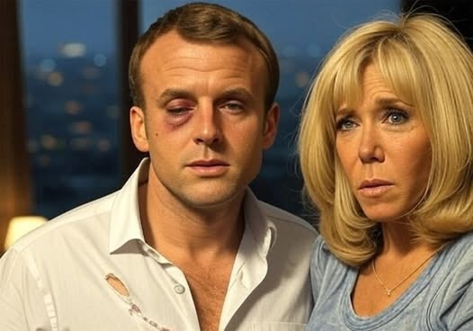 gestul soției sale Brigitte Macron