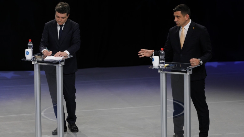 Nicușor Dan vs George Simion